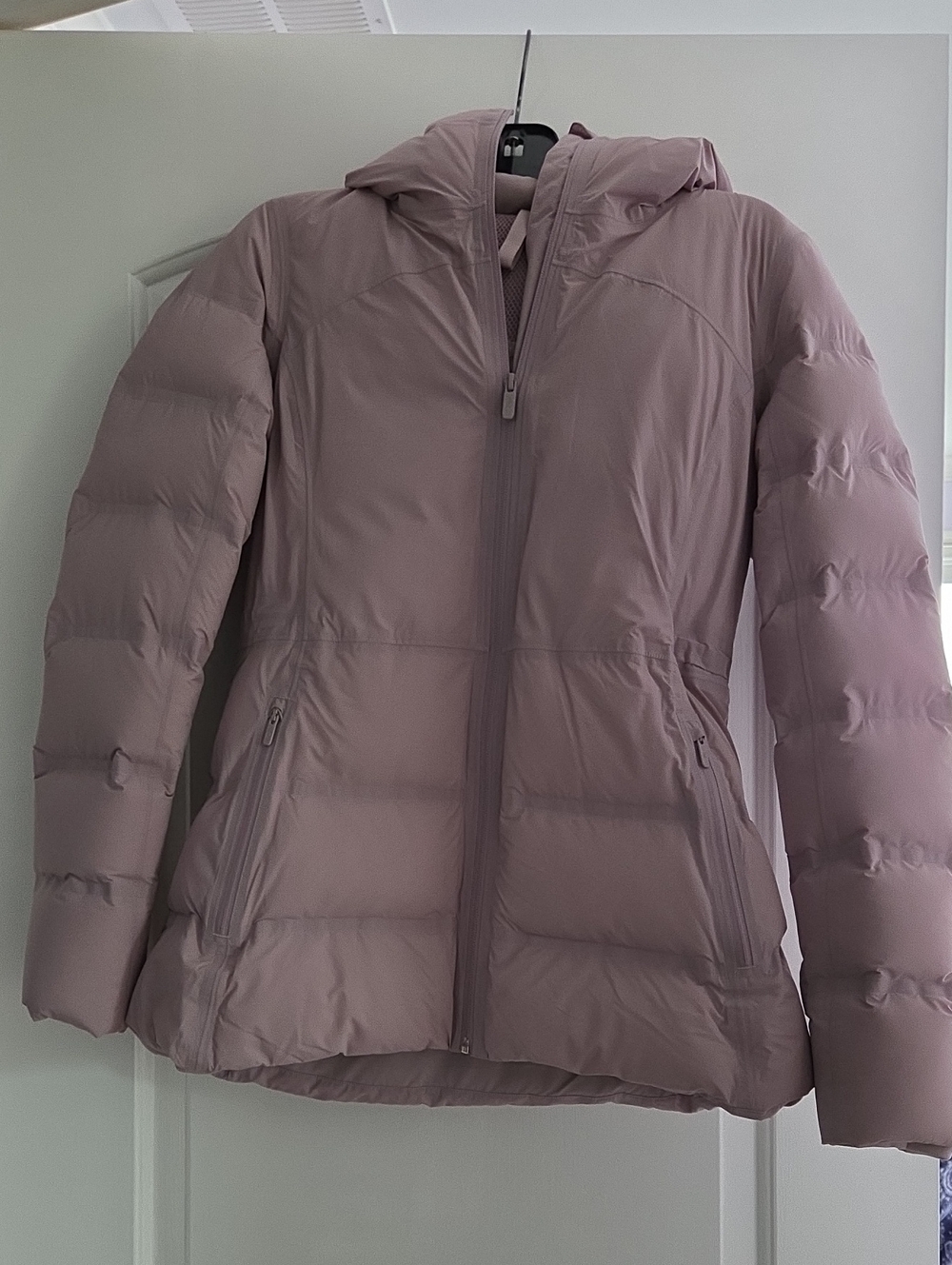 Lululemon Pink Puffer Jacket With Hood Size 6